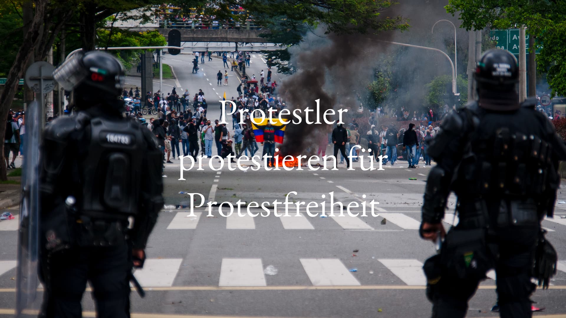 Bild für den Beitrag: Kolumbien: Protestfreiheit