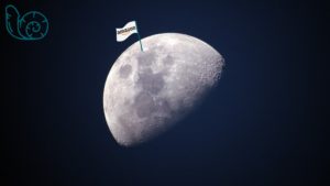 Read more about the article Kuriose Entdeckung: Amazon-Flagge auf Mond gesichtet