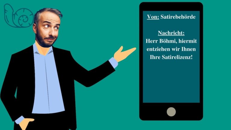 Read more about the article Illegaler Satiriker: Jan Böhmermann verliert Satire-Erlaubnis