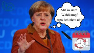 Read more about the article Kandidaten ohne Themen: Angela Merkel verschiebt Bundestagswahl um 8 Wochen